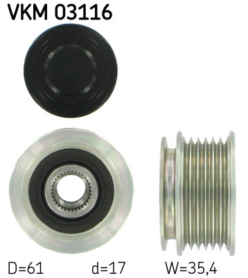 SKF Generatorfreilauf